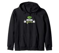 Gimnasio Divertido Entrenamiento Dieta Basada en Plantas Fitness Vegano Sudadera con Capucha