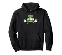 Gimnasio Divertido Entrenamiento Dieta Basada en Plantas Fitness Vegano Sudadera con Capucha