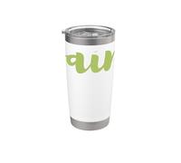 Gimnasio Divertido Entrenamiento Dieta Basada en Plantas Fitness Vegano Vaso térmico de acero inoxidable de doble pared