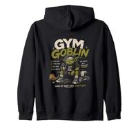 Gimnasio Goblin, Trabaja Duro Sudadera con Capucha