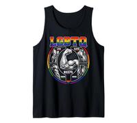 Gimnasio LGBTQ Anatomía Muscular Fitness Orgullo Entrenamiento Camiseta sin Mangas