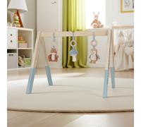 Little Dutch 8910 Trapecio de madera para bebé con colgantes de tela, Forest Friends