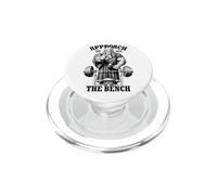 Gimnasio Pecho Día Juez Enfoque El Banco Entrenamiento Muscular PopSockets PopGrip para MagSafe