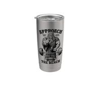 Gimnasio Pecho Día Juez Enfoque El Banco Entrenamiento muscular Vaso térmico de acero inoxidable de doble pared