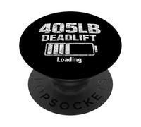 Gimnasio PR de Fuerza de Carga de Peso Muerto de 400 Libras PopSockets PopGrip Adhesivo