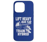 Gimnasio Running Lover Lift Heavy Run Far Hybrid Atleta Entrenamiento Carcasa para iPhone 14 Pro MAX