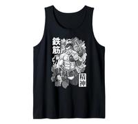 Gimnasio Samurai Iron Muscle Mentality Japonés Entrenamiento Guerrero Camiseta sin Mangas
