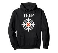 Gimnasio Teep Target Bullseye Muay Thai, Kick Boxing, MMA Fighter Sudadera con Capucha