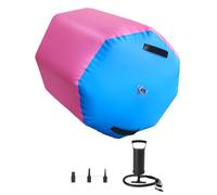 Gimnasio Tumbling Roller - Entrenador de equilibrio de aire acolchado, cilindro inflable suave para desarrollar habilidades, mejora el control del cuerpo constante, rodillo de entrenamiento para