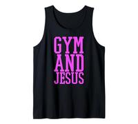 Gimnasio y Jesús Entrenador Cristiano Grace God Atleta Levantamiento Camiseta sin Mangas