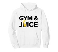 Gimnasio y Jugo Entrenamiento Divertido Jugo Saludable Fitness Dieta Sudadera con Capucha