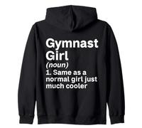 Gimnasta Como Una Chica Normal Mucho Más Fresca Gimnasta Chica Sudadera con Capucha