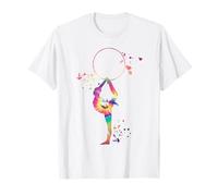 Gimnasta con aro para niñas y niños gimnasia rítmica Camiseta