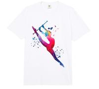 Gimnasta con bastón para niñas y niños Gimnasia rítmica Comfort Colors Adult Heavyweight T-Shirt