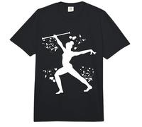 Gimnasta con bastón para niñas y niños Gimnasia rítmica Comfort Colors Adult Heavyweight T-Shirt