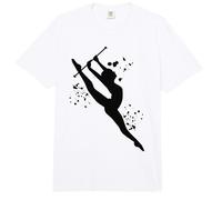 Gimnasta con bastón para niñas y niños Gimnasia rítmica Comfort Colors Adult Heavyweight T-Shirt