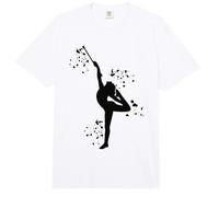 Gimnasta con bastón para niñas y niños Gimnasia rítmica Comfort Colors Adult Heavyweight T-Shirt