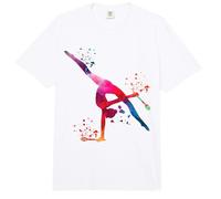 Gimnasta con Clubes Niñas Niños Gimnasia Rítmica Comfort Colors Adult Heavyweight T-Shirt