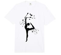 Gimnasta con Clubes Niñas Niños Gimnasia Rítmica Comfort Colors Adult Heavyweight T-Shirt