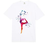 Gimnasta con Clubes Niñas Niños Gimnasia Rítmica Comfort Colors Adult Heavyweight T-Shirt