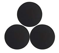 Gimnor Paquete de 3 Alfombrillas Redondas para Mouse con Bordes cosidos, Alfombrilla Circular única para Mouse con Base de Goma Antideslizante para Todo Tipo de Mouse, Laptop, computadora, PC, 7.87 x