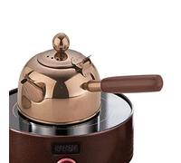 GIMOCOOL Tetera para Estufa, Hervidor de Fondo Plano, Tetera de Estufa con Mango Resistente al Calor, antioxidante y silbido Fuerte