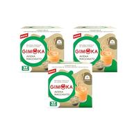 Gimoka, Bebida Soluble de CAFÉ Y AVENA - 48 Cápsulas - Compatibles con Máquinas de Café Nescafè Dolce Gusto - Producido en Italia - 3 Paquetes de 16