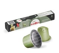 Gimoka, bebida soluble de PISTACHO - 100 Cápsulas de Aluminio - Compatibles con Máquinas de Café Nespresso* para uso doméstico - Producido en Italia - 10 paquetes de 10