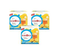 Gimoka, Bebida Soluble de TÉ DE LIMÓN Azúcares Reducidos - 48 Cápsulas - Compatibles con Máquinas de Café Nescafè Dolce Gusto - Producido en Italia - 3 Paquetes de 16