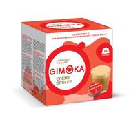 Gimoka - Compatible Para Nescafè - Dolce Gusto - 48 Cápsulas - Sabor CREME BRULEE - Made In Italy - 3 Paquetes De 16 Cápsulas