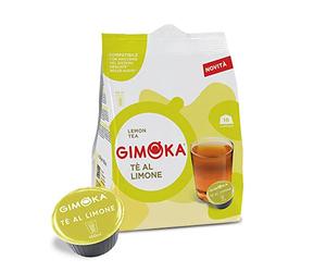 Gimoka - Compatible Para Nescafè - Dolce Gusto - 64 Cápsulas - Sabor TÉ DE LIMÓN - Made In Italy - 4 Paquetes De 16 Cápsulas