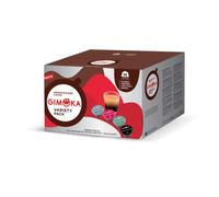 Gimoka kit de degustación 4 Variedades de Café, intensidad varía entre 8 y 13-96 Cápsulas - Compatibles con Máquinas de Café Nescafè* Dolce Gusto* - Producido en Italia - 6 paquetes de 16