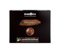 Gimoka Mezcla de Café con sabor a avellana 100% Arabica, intensidad 8/11-50 Cápsulas - Compatibles con Máquinas de Café Nespresso* Professional Business Zenius y Gemini - Producido en Italia