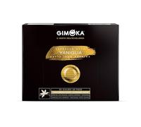Gimoka Mezcla de Café con sabor a vainilla 100% Arabica, intensidad 8/11-50 Cápsulas - Compatibles con Máquinas de Café Nespresso* Professional Business Zenius y Gemini - Producido en Italia