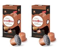 Gimoka Mezcla de Café Espresso Classico, intensidad 12/13-100 Cápsulas de Aluminio - Compatibles con Máquinas de Café Nespresso* para uso doméstico - Producido en Italia - 10 paquetes de 10