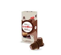 Gimoka Mezcla de Café Espresso Cremoso, intensidad 10/13-100 Cápsulas - Compatibles con Máquinas de Café Nespresso* para uso doméstico - Producido en Italia - 10 paquetes de 10