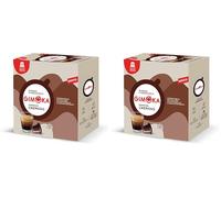 Gimoka Mezcla de Café Espresso Cremoso, intensidad 10/13-50 Cápsulas de Plástico - Compatibles con Máquinas de Café Nespresso* para uso doméstico - Producido en Italia (Paquete de 2)