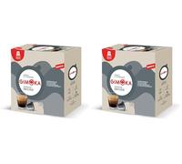 Gimoka Mezcla de Café Espresso Deciso, intensidad 13/13-50 Cápsulas de Plástico - Compatibles con Máquinas de Café Nespresso* para uso doméstico - Producido en Italia (Paquete de 2)