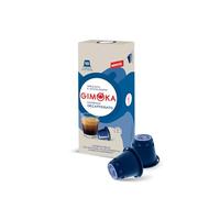 Gimoka Mezcla de Café Espresso Descafeinado, intensidad 7/13-100 Cápsulas - Compatibles con Máquinas de Café Nespresso* para uso doméstico - Producido en Italia - 10 paquetes de 10