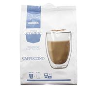 Gimoka Puro Aroma Cappuccino, Café, Café Tostado y Cápsulas de Leche, Cápsulas de Café Nescafé Compatible con Dolce Gusto, Azul Claro, 16 Cápsulas / 8 Porciones