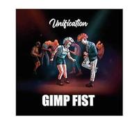 Gimp Fist - Unification (Transparent Red W/ Blue Splashes)