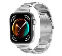 Gimuk Correas de metal compatibles con Huawei Watch Fit 3, correa de repuesto de acero inoxidable, correa de reloj, accesorios para Huawei Watch Fit 3, 5.5"- 8.1", Metal, No es una piedra preciosa