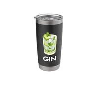Gin Lovers Gin Tonic Coleccionistas de bebidas Vaso térmico de acero inoxidable de doble pared
