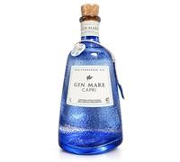 Gin Mare Capri Mediterranean Gin con Bergamota y Limones, 1L | Edición Especial Capri, 42,7% Vol., Destilado en Italia, Botella Azul con Corcho, Cítricos Mediterráneos