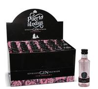 Gin Puerto de Indias Strawberry. Caja de 24 unidades (50ml/unidad)