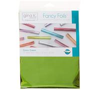 Gina K Designs for Therm O Web Fancy Foils, hojas de 6 x 8 pulgadas, verde hierba, 12 unidades