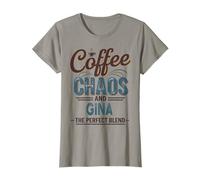Gina Personalized Cute Coffee Girls Gina Name Camiseta