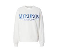 Gina Tricot Sudadera azul / offwhite S azul / offwhite
