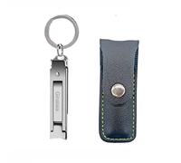 Ginalaia Cortador de uñas portátil de acero inoxidable, llavero alemán con lima para hombre y mujer, cortador de uñas plano ultrafino, uso perfecto para viajes, hogar, oficina (pequeño, 1)