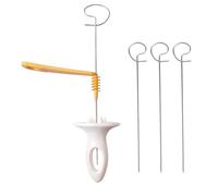 Ginddy Cortador de Patatas en Espiral Profesional Acero Inoxidable 440C Mango PP Antideslizante | Pelador Manual Multiusos para Barbacoa,Patatas Fritas Zanahorias Pepinos